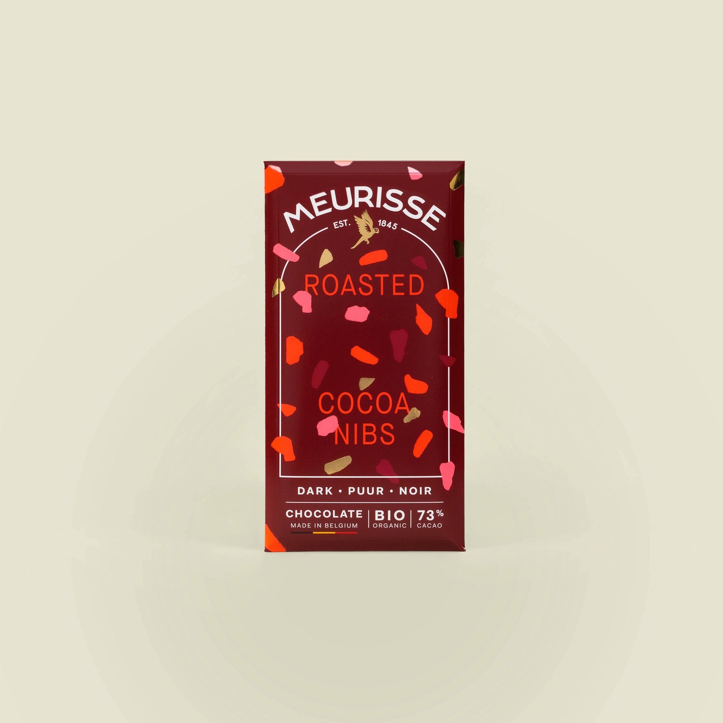 Bio-Zartbitterschokolade mit gerösteten Kakaonibs (100 g)