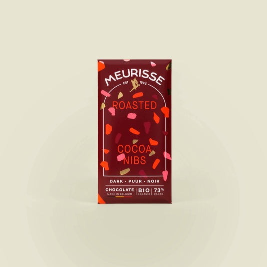 Bio-Zartbitterschokolade mit gerösteten Kakaonibs (100 g)