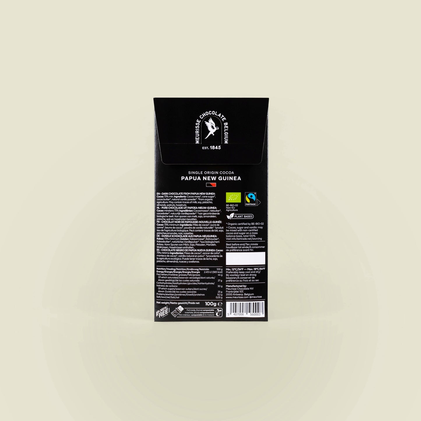 Bio-Dunkle Schokolade aus Papua-Neuguinea (100 g)