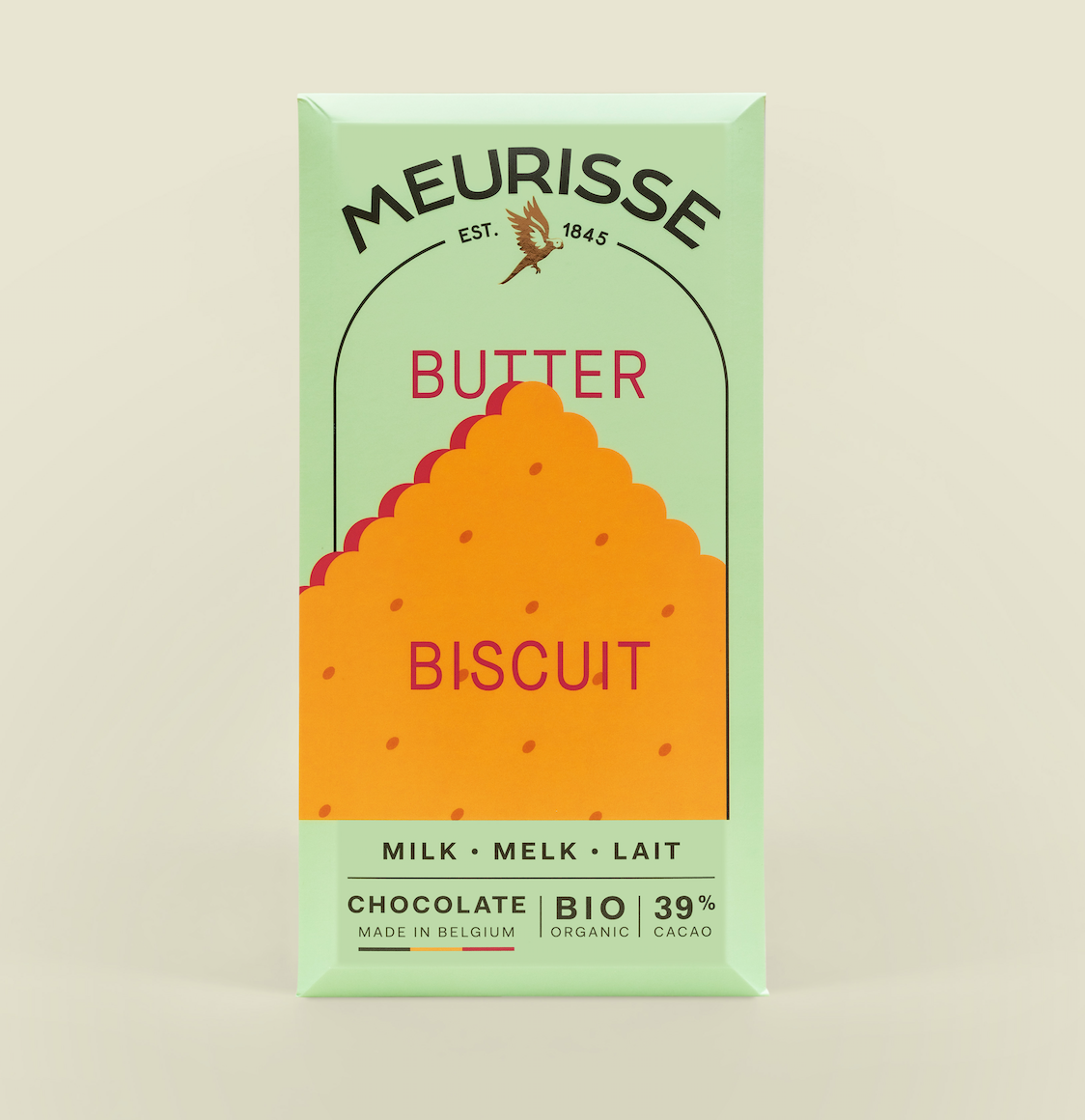 Bio-Milchschokolade mit Butterkeks (100 g)